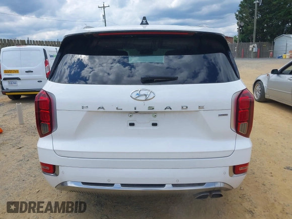 2022 Hyundai Palisade Calligraphy z VIN KM8R7DHE0NU364862, wystawiony jako IAAI lot #42353285 z przebiegiem 54 936 mil mil oraz . Historia ofert i sprzedaży dostępna na DreamBid. Obrazek 16.
