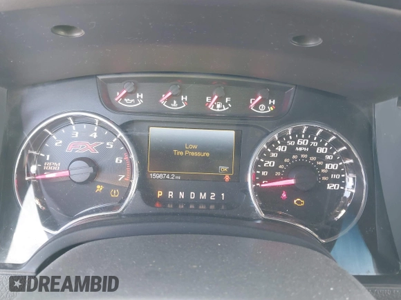2014 Ford F-150 XL with VIN 1FTFW1ET2EFB20579, listed as a IAAI auction lot 41434191 with 159,874 mi miles. Bid and sale history available at carsss.com. Image 7.