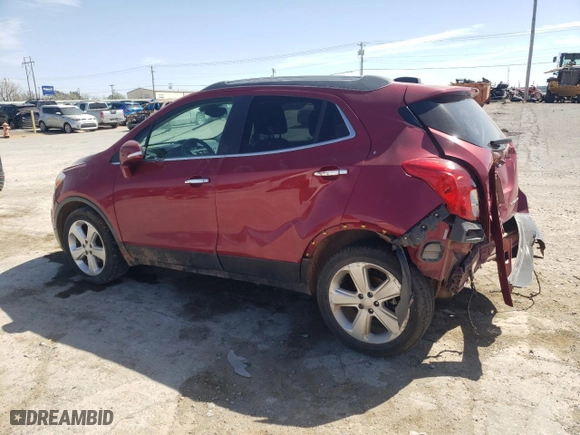 2015 Buick Encore Convenience with VIN KL4CJBSB5FB233996, listed as a Copart auction lot 47481345 with 93,872 mi miles and Salvage Title. Bid and sale history available at carsss.com. Image 2.