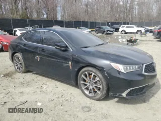 2020 Acura TLX with VIN 19UUB2F31LA002056, listed as a Copart auction lot 49848115 with 72,563 mi miles and Salvage title. Bid and sale history available at DreamBid. Image 4.