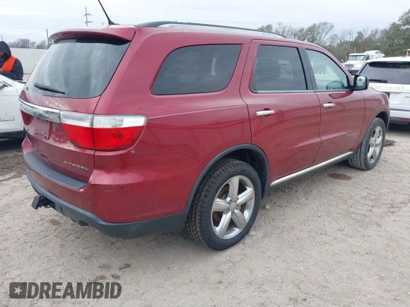 2013 Dodge Durango Citadel with VIN 1C4SDHET2DC598188, listed as a IAAI auction lot 41281134 with 87,455 mi miles and . Bid and sale history available at carsss.com. Image 4.
