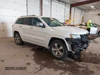 2015 Jeep Grand Cherokee Overland with VIN 1C4RJFCG6FC956820, listed as a IAAI auction lot 41644453 with 149,339 mi miles and . Bid and sale history available at DreamBid. Image 1.