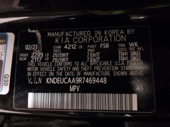 2024 Kia Seltos S z VIN KNDEUCAA9R7469448, wystawiony jako IAAI lot #40961491 z przebiegiem 26 742 mil mil oraz . Historia ofert i sprzedaży dostępna na DreamBid. Obrazek 9.
