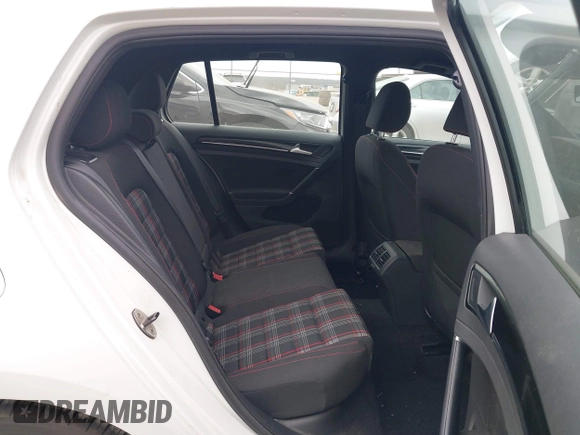 2017 Volkswagen Golf GTI S with VIN 3VW547AU4HM023548, listed as a IAAI auction lot 41534886 with 50,358 mi miles. Bid and sale history available at carsss.com. Image 8.