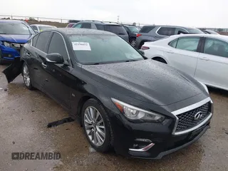 2018 Infiniti Q50 Luxe with VIN JN1EV7AP8JM363011, listed as a IAAI auction lot 42190852 with 103,317 mi miles and . Bid and sale history available at DreamBid. Image 1.