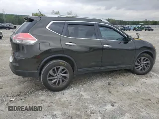 2016 Nissan Rogue SL with VIN 5N1AT2MT5GC794414, listed as a Copart auction lot 52225645 with 77,608 mi miles and Salvage Title. Bid and sale history available at carsss.com. Image 3.