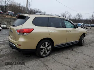 2013 Nissan Pathfinder SV with VIN 5N1AR2MM4DC618781, listed as a Copart auction lot 41455985 with 188,907 mi miles and Non Repairable. Bid and sale history available at carsss.com. Image 3.