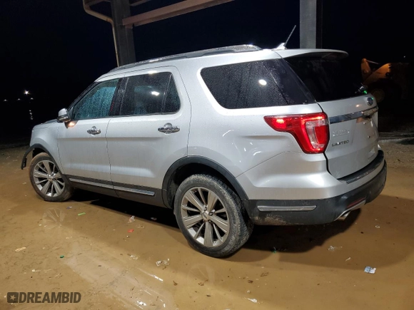 2018 Ford Explorer Limited with VIN 1FM5K7F89JGA46968, listed as a Copart auction lot 44804515 with 127,975 mi miles and Salvage Title. Bid and sale history available at carsss.com. Image 2.