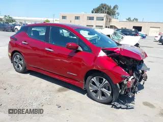 2019 Nissan LEAF SV z VIN 1N4AZ1CP9KC303424, wystawiony jako IAAI lot #42204086 z przebiegiem 65 753 mil mil oraz . Historia ofert i sprzedaży dostępna na DreamBid. Obrazek 1.