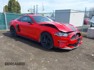 2019 Ford Mustang EcoBoost with VIN 1FA6P8TH6K5197340, listed as a IAAI auction lot 41846843 with 85,272 mi miles and . Bid and sale history available at carsss.com. Image 1.