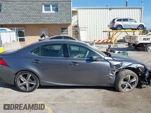 2017 Lexus IS with VIN JTHCM1D21H5022394, listed as a IAAI auction lot 41783159 with 53,859 mi miles. Bid and sale history available at carsss.com. Image 14.