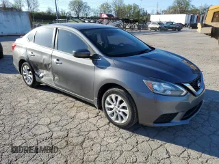 2018 Nissan Sentra SV with VIN 3N1AB7AP4JL652971, listed as a Copart auction lot 50880354 with 53,627 mi miles and Salvage Title. Bid and sale history available at carsss.com. Image 4.