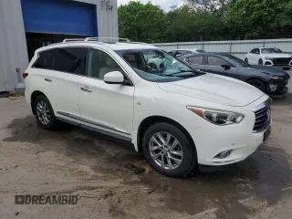 2015 Infiniti QX60 with VIN 5N1AL0MM6FC508775, listed as a Copart auction lot 63416215 with 115,790 mi miles and Salvage title. Bid and sale history available at DreamBid. Image 4.