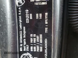 2019 Lamborghini Urus z VIN ZPBCA1ZL0KLA04363, wystawiony jako Copart lot #75078674 z przebiegiem Nie podano mil oraz Szkody całkowita. Historia ofert i sprzedaży dostępna na DreamBid. Obrazek 13.