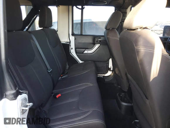 2014 Jeep Wrangler Unlimited Sahara with VIN 1C4BJWEG0EL305955, listed as a Copart auction lot 46539355 with 108,020 mi miles and Salvage Title. Bid and sale history available at carsss.com. Image 10.