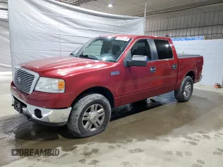 2008 Ford F-150 XLT with VIN 1FTPW14538FA49081, listed as a Copart auction lot 58246455 with 105,198 mi miles and Salvage title. Bid and sale history available at DreamBid. Image 1.