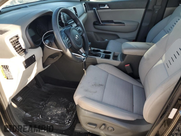 2017 Kia Sportage LX with VIN KNDPMCAC6H7102614, listed as a Copart auction lot 54190025 with 141,434 mi miles and Salvage Title. Bid and sale history available at DreamBid. Image 7.