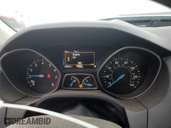 2017 Ford Focus SE with VIN 1FADP3F28HL280354, listed as a Copart auction lot 81045004 with 58,852 mi miles and Salvage Title. Bid and sale history available at carsss.com. Image 9.