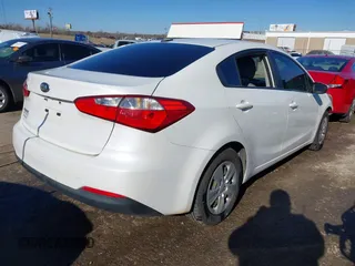 2016 Kia Forte LX with VIN KNAFX4A67G5554081, listed as a IAAI auction lot 41115117 with 145,432 mi miles. Bid and sale history available at carsss.com. Image 4.