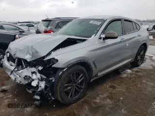 2020 BMW X4 M40i with VIN 5UX2V5C02L9D17167, listed as a Copart auction lot 35893263 with 0 mi miles. Bid and sale history available at carsss.com. Image 1.