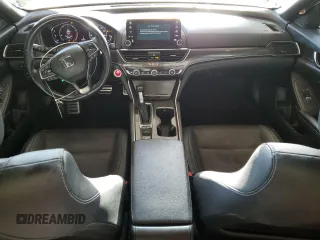 2019 Honda Accord Sedan Sport 1.5T with VIN 1HGCV1F35KA142574, listed as a Copart auction lot 48250975 with 57,115 mi miles and Salvage Title. Bid and sale history available at carsss.com. Image 8.