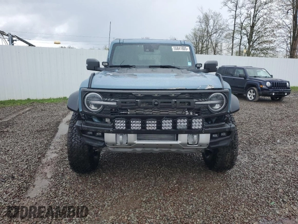 2023 Ford Bronco Raptor with VIN 1FMEE5JR9PLC09582, listed as a Copart auction lot 55841805 with 873 mi miles and Salvage Title. Bid and sale history available at DreamBid. Image 5.