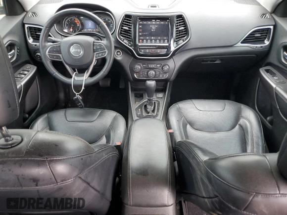 2019 Jeep Cherokee Limited with VIN 1C4PJLDN8KD128291, listed as a Copart auction lot 52923225 with 109,560 mi miles and Salvage Title. Bid and sale history available at DreamBid. Image 8.