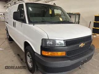 2018 Chevrolet Express Cargo with VIN 1GCWGAFP7J1198927, listed as a IAAI auction lot 42691823 with 115,294 mi miles and . Bid and sale history available at DreamBid. Image 14.