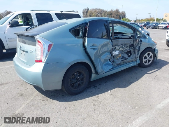2015 Toyota Prius Four with VIN JTDKN3DU5F1961737, listed as a IAAI auction lot 42082317 with 253,254 mi miles. Bid and sale history available at carsss.com. Image 4.
