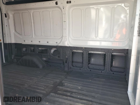 2023 Ford Transit Cargo with VIN 1FTBR2X88PKB38261, listed as a Copart auction lot 70617654 with 1,088 mi miles and Salvage Title. Bid and sale history available at DreamBid. Image 10.