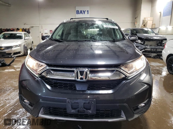 2017 Honda CR-V EX with VIN 5J6RW2H55HL022128, listed as a Copart auction lot 50517305 with 77,382 mi miles and Salvage Title. Bid and sale history available at carsss.com. Image 5.