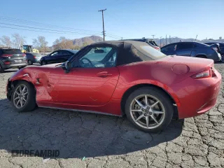 2017 Mazda MX-5 Miata Sport with VIN JM1NDAB78H0124135, listed as a Copart auction lot 88089415 with 145,338 mi miles and Salvage title. Bid and sale history available at DreamBid. Image 2.