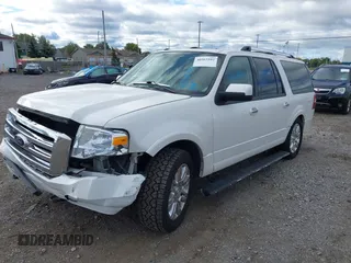 2011 Ford Expedition EL Limited with VIN 1FMJK2A59BEF05119, listed as a IAAI auction lot 40565102 with 216,751 mi miles. Bid and sale history available at carsss.com. Image 2.