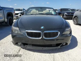 2007 BMW 6 Series 650i with VIN WBAEK135X7CN80845, listed as a Copart auction lot 77279554 with 77,235 mi miles and Salvage Title. Bid and sale history available at carsss.com. Image 5.