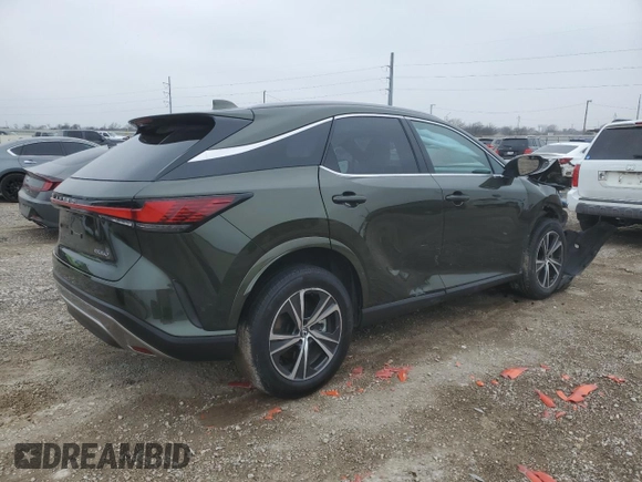 2023 Lexus RX with VIN 2T2BAMBAXPC017208, listed as a Copart auction lot 42817725 with 15,849 mi miles and Salvage Title. Bid and sale history available at carsss.com. Image 3.