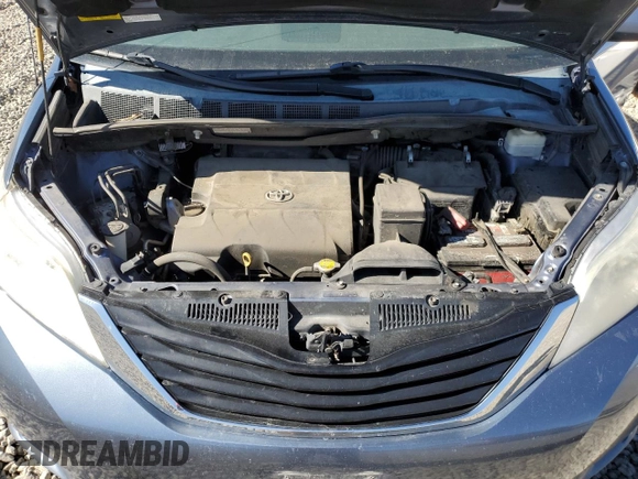 2014 Toyota Sienna LE with VIN 5TDJK3DC7ES081393, listed as a Copart auction lot 46713665 with 184,986 mi miles and Clean Title. Bid and sale history available at DreamBid. Image 12.