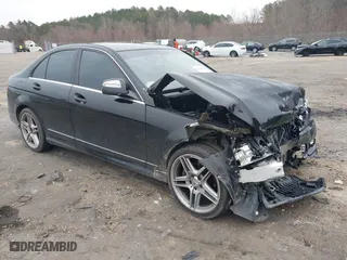 2009 Mercedes-Benz C-Class 3.0L Sport with VIN WDDGF54X59R050814, listed as a IAAI auction lot 41354847 with 144,945 mi miles. Bid and sale history available at carsss.com. Image 1.