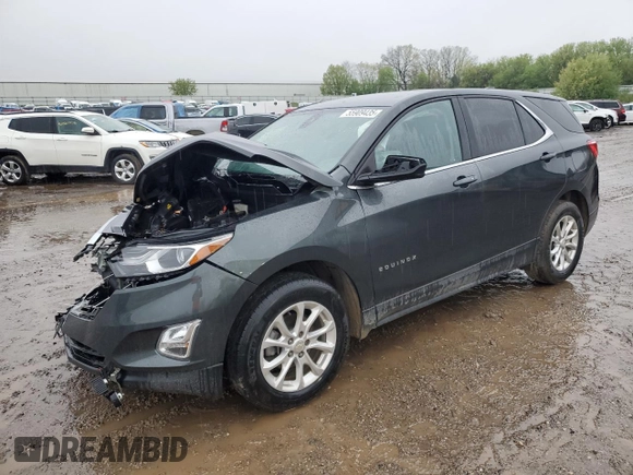 2020 Chevrolet Equinox LT с VIN 3GNAXJEV5LS532844, выставлен на аукционе Copart как лот 55909435 с пробегом Не указан миль и На запчасти • Non repairable. История ставок и продаж доступна на DreamBid. Изображение 1.