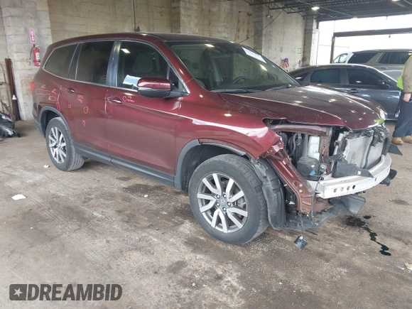 2020 Honda Pilot EX z VIN 5FNYF6H34LB021295, wystawiony jako IAAI lot #42051719 z przebiegiem 89 277 mil mil oraz . Historia ofert i sprzedaży dostępna na DreamBid. Obrazek 1.