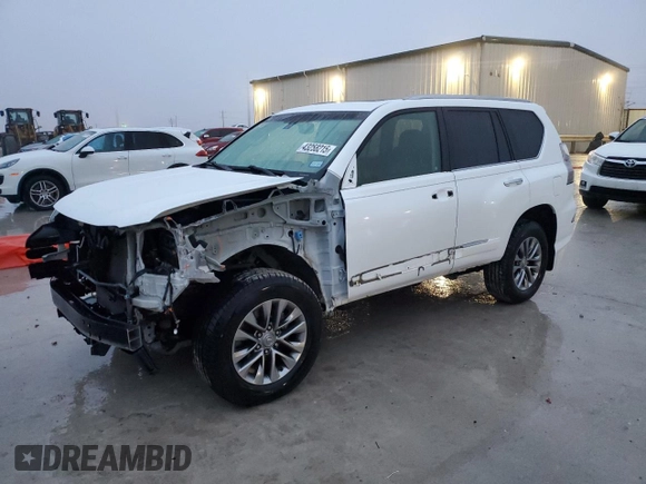 2016 Lexus GX 460 Luxury with VIN JTJJM7FX5G5132610, listed as a Copart auction lot 43258215 with 124,280 mi miles and Clean title. Bid and sale history available at DreamBid. Image 1.