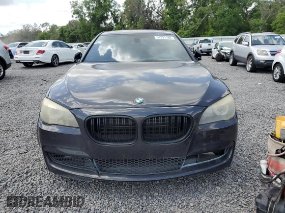 2012 BMW 7 Series 750i xDrive with VIN WBAKC6C5XCC397243, listed as a Copart auction lot 55388715 with 77,424 mi miles and Clean Title. Bid and sale history available at DreamBid. Image 5.