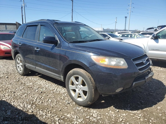 2009 Hyundai Santa Fe SE with VIN 5NMSH13E99H328349, listed as a Copart auction lot 48943815 with 227,094 mi miles and Salvage Title. Bid and sale history available at carsss.com. Image 4.