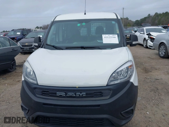 2019 Ram ProMaster City Cargo Tradesman z VIN ZFBHRFAB1K6M31770, wystawiony jako IAAI lot #41123546 z przebiegiem 75 517 mil mil oraz . Historia ofert i sprzedaży dostępna na DreamBid. Obrazek 6.