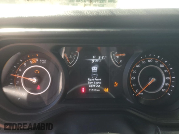 2024 Jeep Wrangler Sport S z VIN 1C4PJXDN2RW273882, wystawiony jako Copart lot #63977305 z przebiegiem 31 610 mil mil oraz Czysty tytuł • Clean title. Historia ofert i sprzedaży dostępna na DreamBid. Obrazek 9.