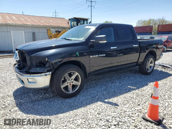 2012 Ram 1500 Big Horn with VIN 1C6RD7LT4CS161784, listed as a Copart auction lot 54168965 with 181,030 mi miles and Salvage Title. Bid and sale history available at carsss.com. Image 1.