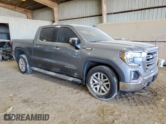 2021 GMC Sierra 1500 SLT with VIN 3GTP8DED1MG232165, listed as a Copart auction lot 76678214 with 112,274 mi miles and Clean title. Bid and sale history available at DreamBid. Image 4.