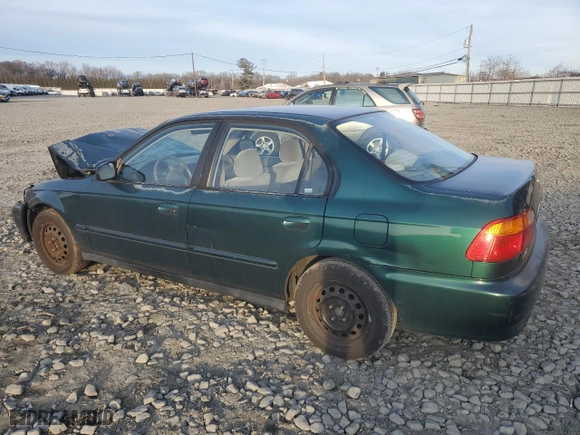2000 Honda Civic VP with VIN 2HGEJ661XYH597401, listed as a Copart auction lot 47554195 with 156,681 mi miles and Salvage Title. Bid and sale history available at carsss.com. Image 2.