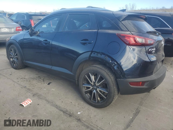 2017 Mazda CX-3 Touring z VIN JM1DKFC7XH0146277, wystawiony jako Copart lot #50199405 z przebiegiem 160 485 mil mil oraz Nie do naprawy. Historia ofert i sprzedaży dostępna na DreamBid. Obrazek 2.