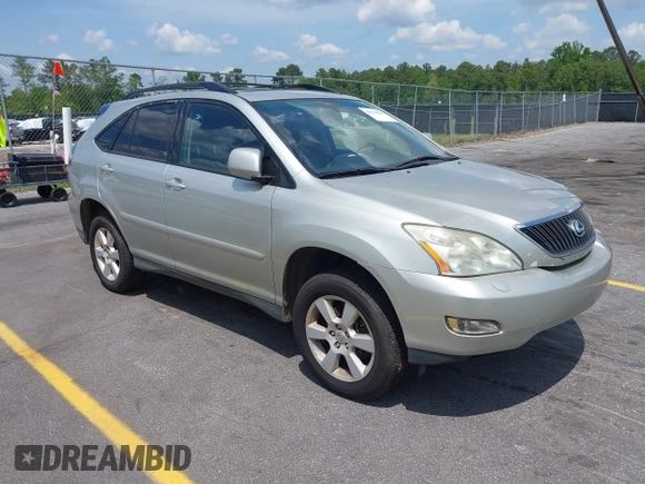 2005 Lexus RX 330 with VIN 2T2GA31U15C035122, listed as a IAAI auction lot 42164260 with 280,226 mi miles. Bid and sale history available at carsss.com. Image 1.