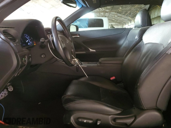 2013 Lexus IS 250 C with VIN JTHFF2C29D2527058, listed as a Copart auction lot 86412164 with 89,158 mi miles and Salvage title. Bid and sale history available at DreamBid. Image 7.